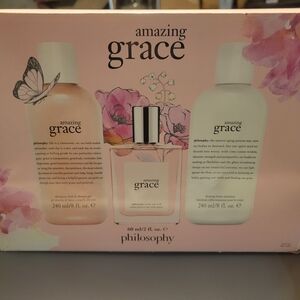 Philosophy Amazing Grace Body Wash Set - Pink and White